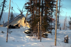 Camp de base en hiver